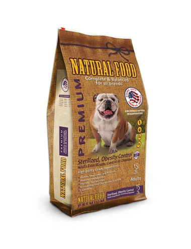 Alimento Sterelized Obesity Natural Food 15 kilos